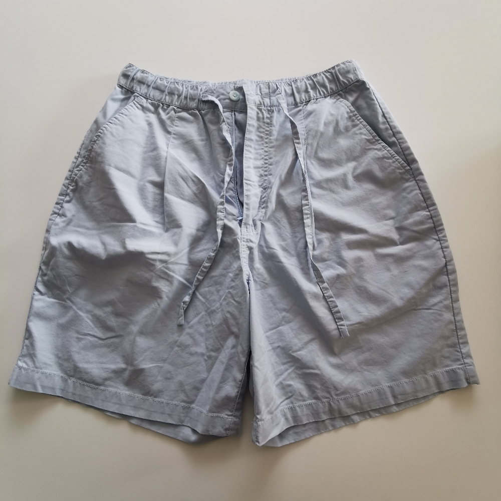 Vintage Light Blue Pleated Shorts Northern Reflections